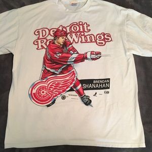 90s Detroit Redwings Brendan Shanahan T-shirt